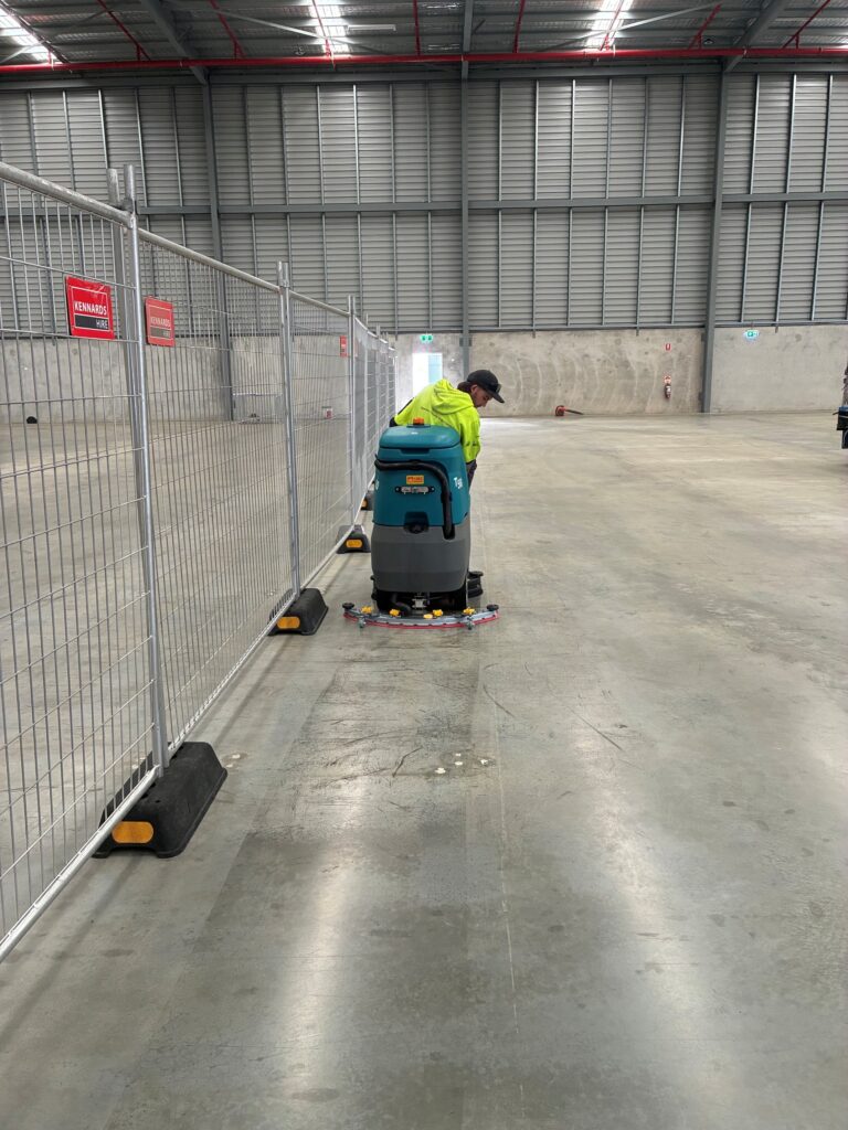 New Ride-On Scrubber Delivers Efficient Cleaning for Marriott Road Commercial Site